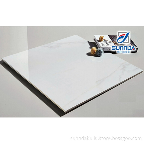 Sunnda factory porcelanato tiles,cheap price glazed polished porcelain tiles,with good quality marble look floor tiles